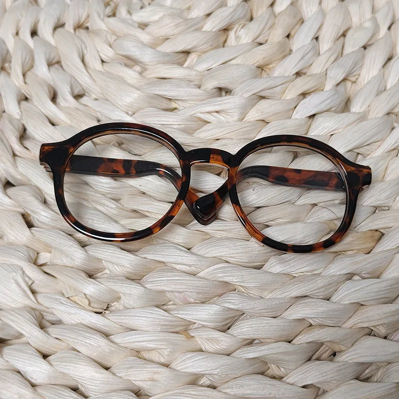 6.5cm Glasses for Labubu Accessories Transparent Plastic Glasses for Labubu Dolls Plush Doll for DIY Toys Doll Glasses Accessory