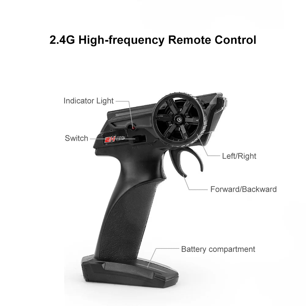 1:20 High-speed Professional Racing Car with LED Light Off-Road Drive 2.4G Remote Control Drift Four-wheel Car Toy Gift for Kids
