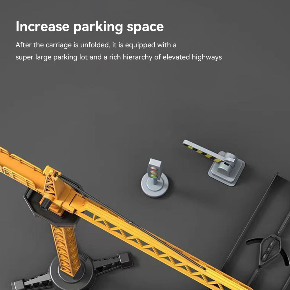 Alloy Engineering Container Truck Diecast Construction Vehicle Excavator Crane Bulldozer With 6 Mini Car Model Children Toy