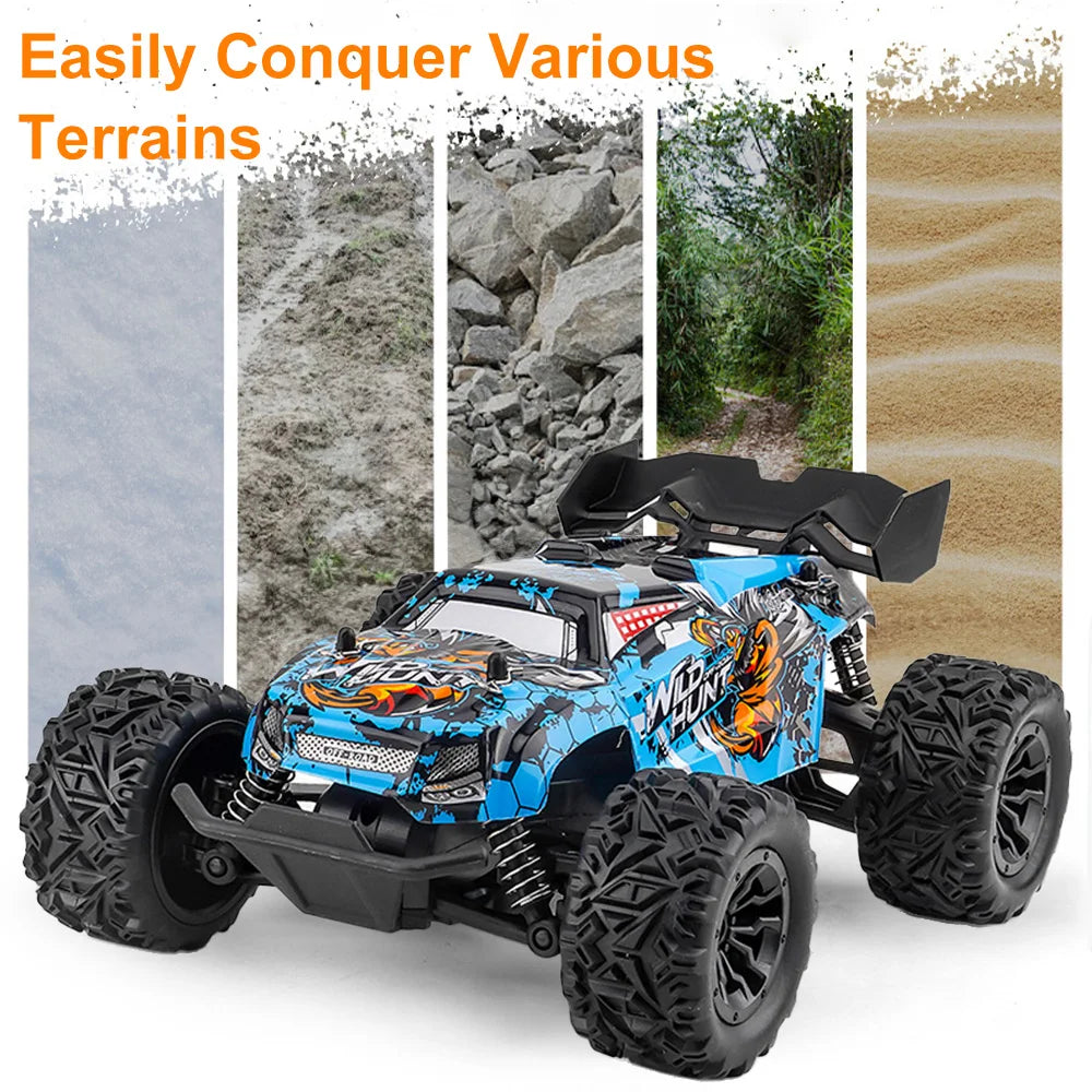 1:20 High-speed Professional Racing Car with LED Light Off-Road Drive 2.4G Remote Control Drift Four-wheel Car Toy Gift for Kids
