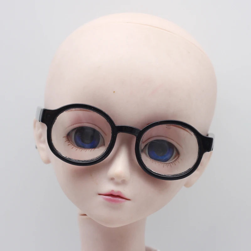Labubu Glasses  6.5cm Cute Plastic Glasses for 17cm Labubu Macaron and 60cm BJD Dolls and 1/3 BJD Dolls Toy Glasses Accessories