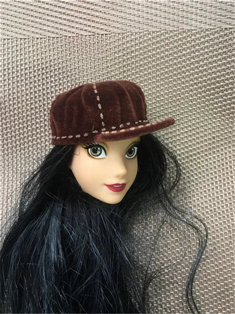 Original Doll Caps Toy Dolls Decors Accessories DIY Doll Riding Cap Suny Hat Baseball Cap For 1/6 Dolls Toy Heads