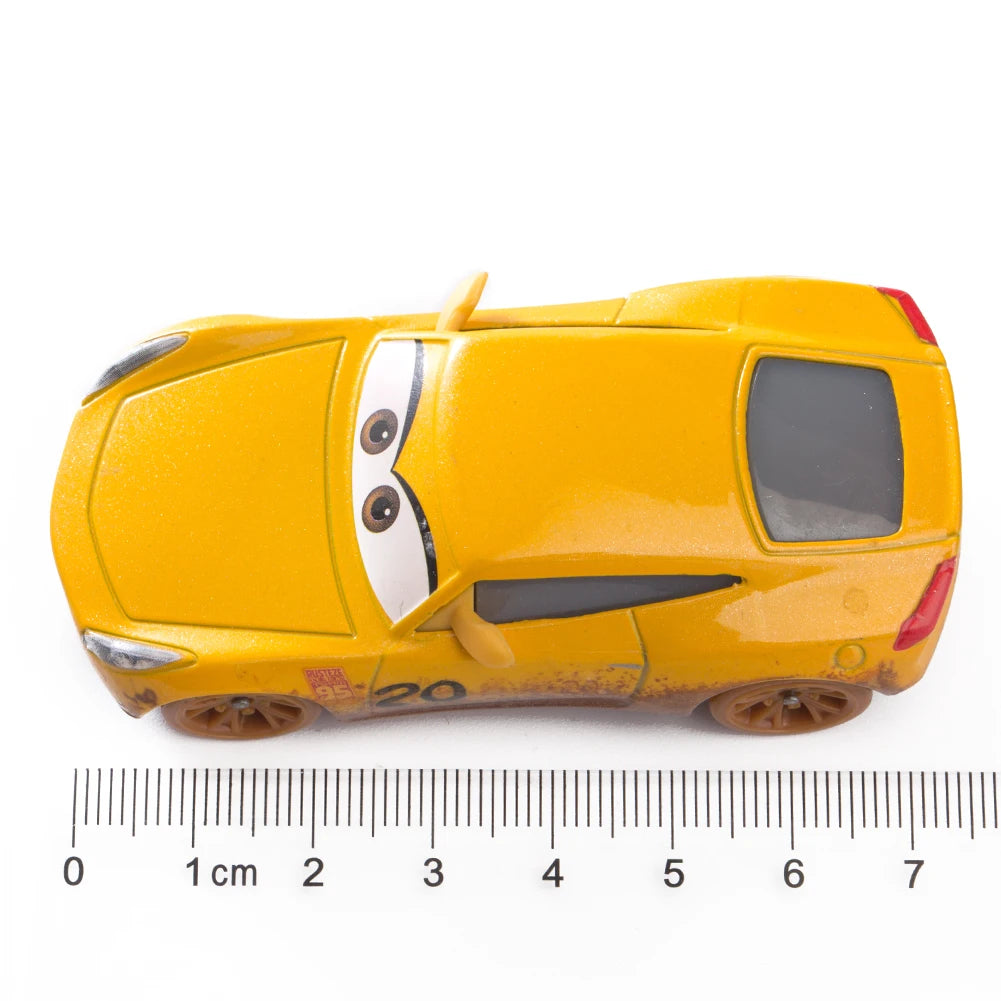 Children Car Disney Pixar Cars 3 Lightning McQueen Toys Jackson Storm The King Mater 1:55 Diecast Metal Alloy Model Car Kid Gift
