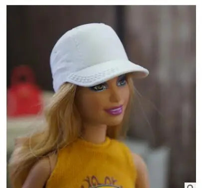 Original Doll Caps Toy Dolls Decors Accessories DIY Doll Riding Cap Suny Hat Baseball Cap For 1/6 Dolls Toy Heads
