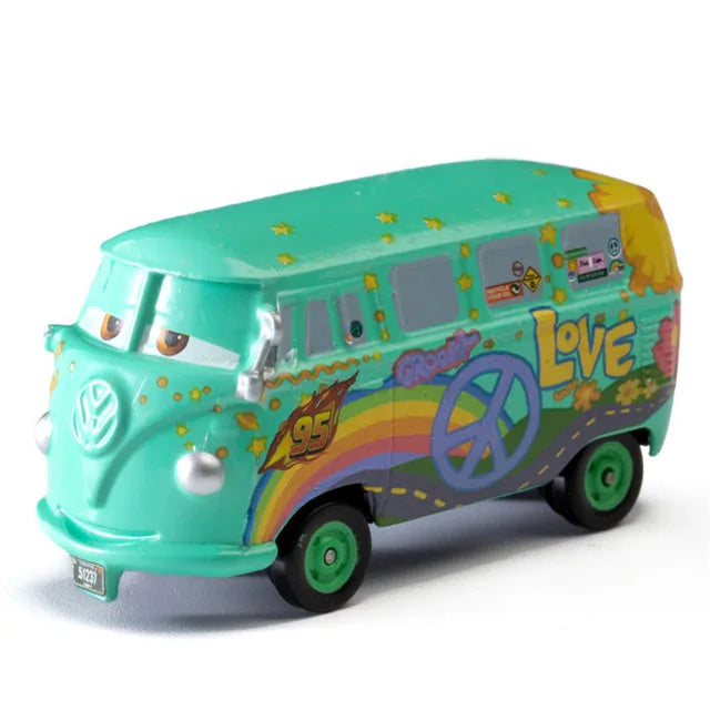 Children Car Disney Pixar Cars 3 Lightning McQueen Toys Jackson Storm The King Mater 1:55 Diecast Metal Alloy Model Car Kid Gift