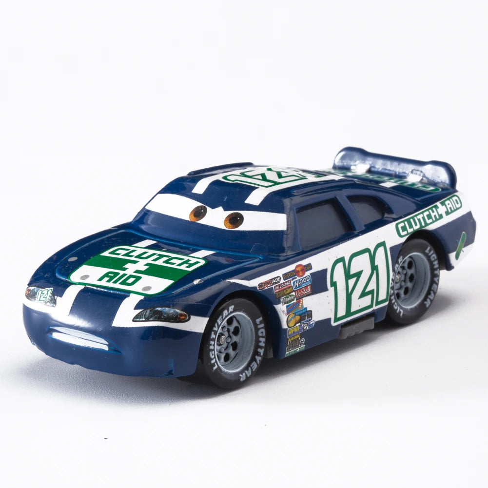 Children Car Disney Pixar Cars 3 Lightning McQueen Toys Jackson Storm The King Mater 1:55 Diecast Metal Alloy Model Car Kid Gift