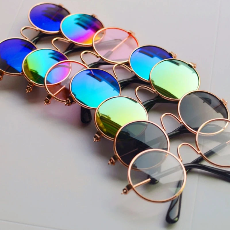 Doll Toy Cool Sunglasses For BJD Blyth American Grils Glasses Pet Toy Photo Prop Pet Glasses Toy Doll Sunglasses