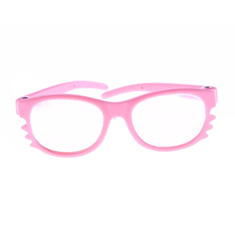 Doll Clothes Glasses 10 Colors Doll Accessories Fit 18 Inch American Doll Gift&43Cm Born Doll Baby For Our Generation Girl's Toy