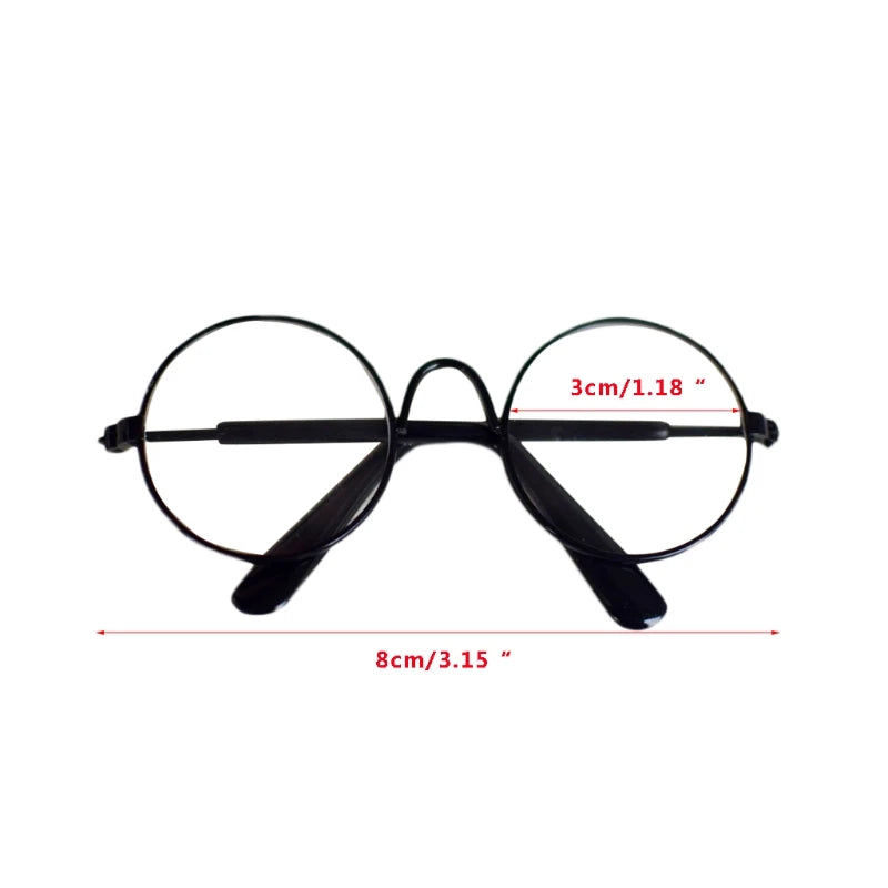 Doll Toy Cool Sunglasses For BJD Blyth American Grils Glasses Pet Toy Photo Prop Pet Glasses Toy Doll Sunglasses