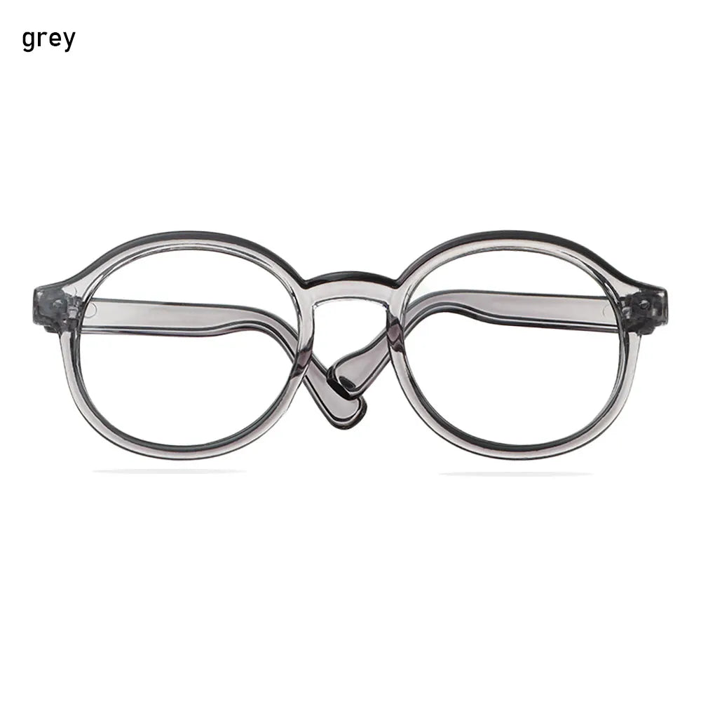 1Pcs Mini Doll Glasses For Blythe Doll Accessories Round Frame Clear Lens Eyeglasses Toys Decoration