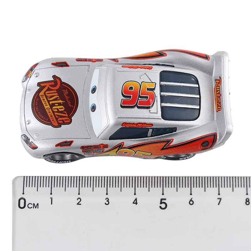 Disney Pixar No. 95 Lightning McQueen Metal Die-cast Toy Car 1:55 Bulk Spot Car2 & Car3 Kids Best Birthday Gift