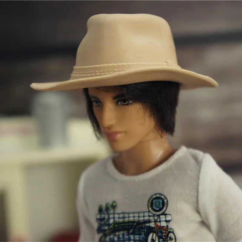 Original Doll Caps Toy Dolls Decors Accessories DIY Doll Riding Cap Suny Hat Baseball Cap For 1/6 Dolls Toy Heads