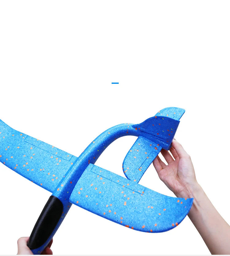48cm Big Hand Launch Throwing Foam Palne EPP Airplane Model Glider Plane Aircraft Model Outdoor DIY Educational Toy for Children