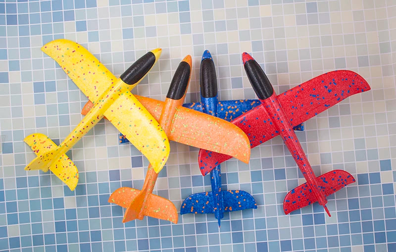 48cm Big Hand Launch Throwing Foam Palne EPP Airplane Model Glider Plane Aircraft Model Outdoor DIY Educational Toy for Children