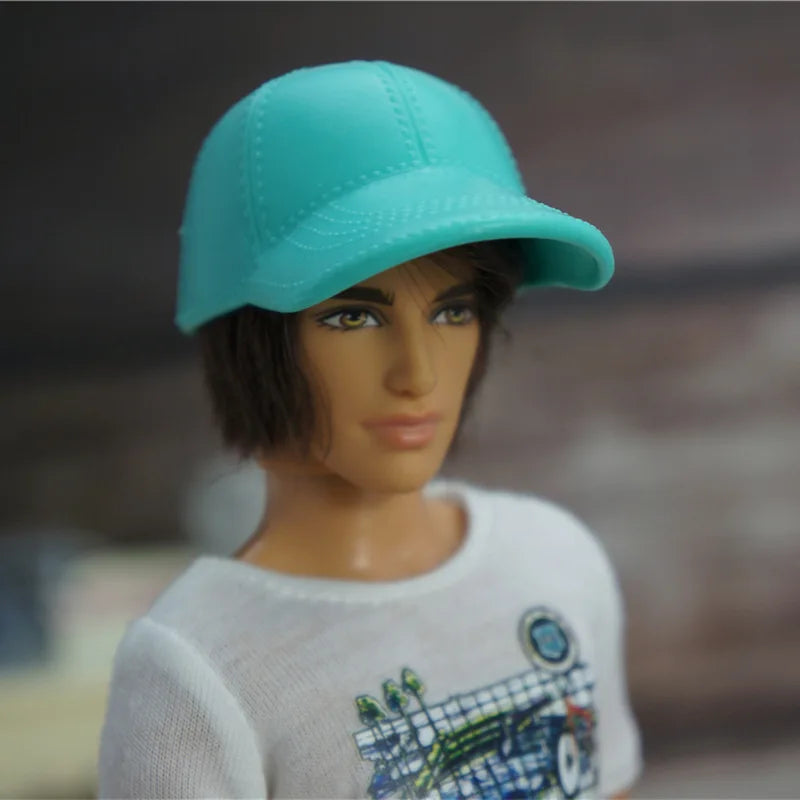 Original Doll Caps Toy Dolls Decors Accessories DIY Doll Riding Cap Suny Hat Baseball Cap For 1/6 Dolls Toy Heads