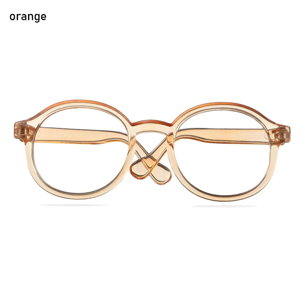 1Pcs Mini Doll Glasses For Blythe Doll Accessories Round Frame Clear Lens Eyeglasses Toys Decoration