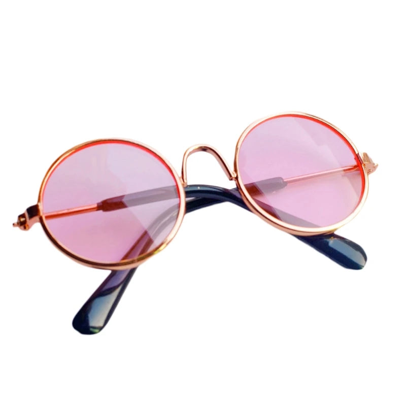 Doll Toy Cool Sunglasses For BJD Blyth American Grils Glasses Pet Toy Photo Prop Pet Glasses Toy Doll Sunglasses