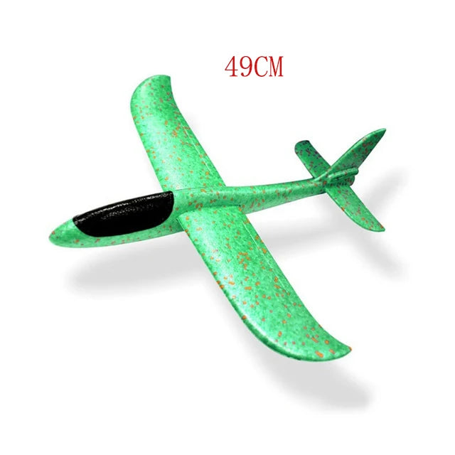 49CM Hand Throw  Free Fly Glider Planes Foam  Model EPP  Breakout Aircraft Party Game Children Outdoor Fun Gift Toys For Kids