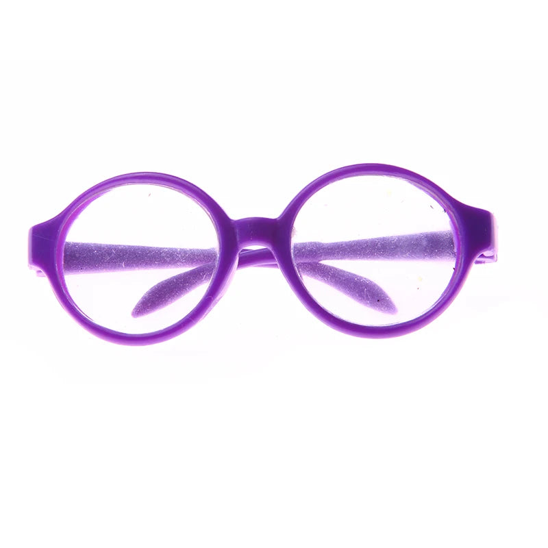 Doll Clothes Glasses 10 Colors Doll Accessories Fit 18 Inch American Doll Gift&43Cm Born Doll Baby For Our Generation Girl's Toy