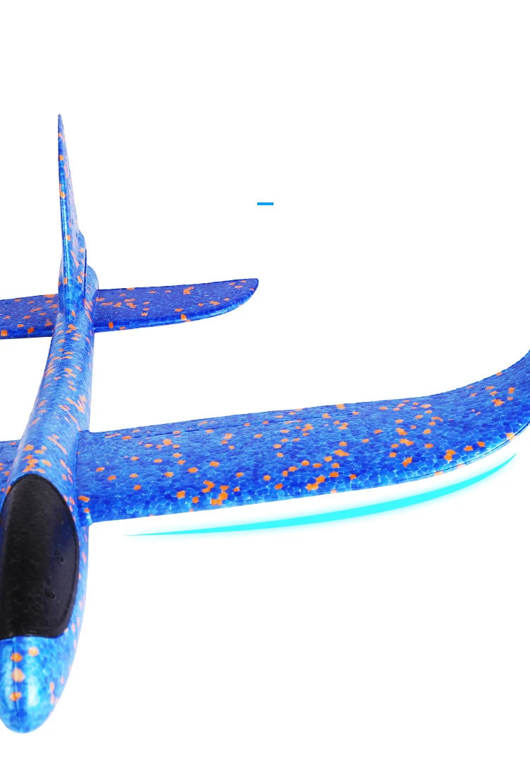48cm Big Hand Launch Throwing Foam Palne EPP Airplane Model Glider Plane Aircraft Model Outdoor DIY Educational Toy for Children