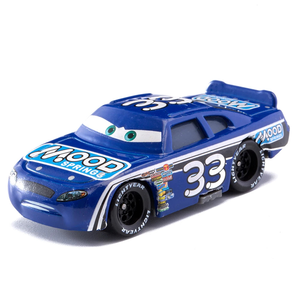 Children Car Disney Pixar Cars 3 Lightning McQueen Toys Jackson Storm The King Mater 1:55 Diecast Metal Alloy Model Car Kid Gift