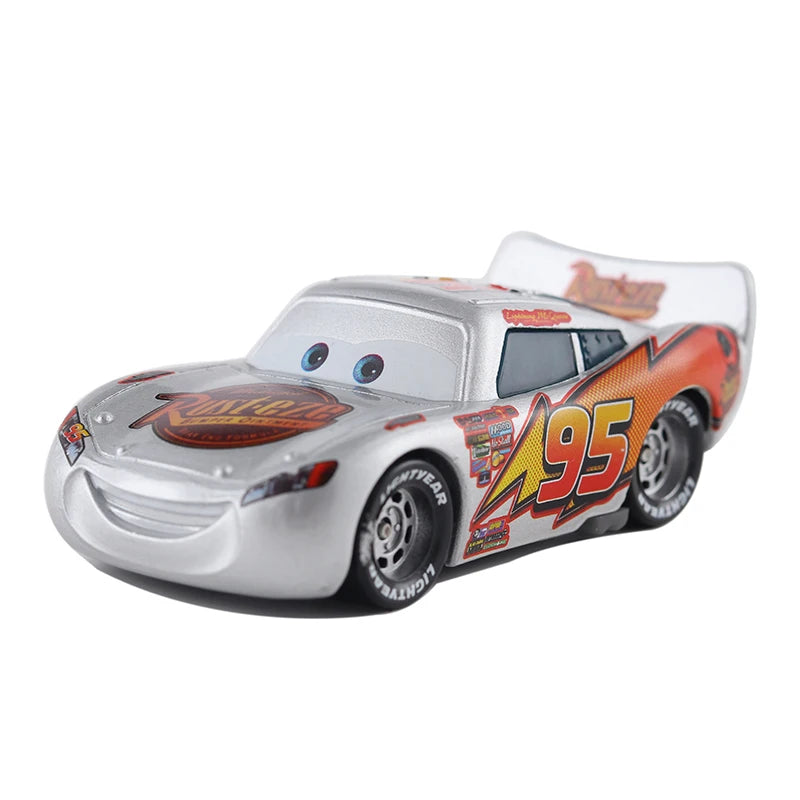 Disney Pixar No. 95 Lightning McQueen Metal Die-cast Toy Car 1:55 Bulk Spot Car2 & Car3 Kids Best Birthday Gift