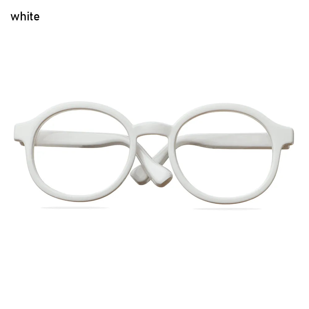 1Pcs Mini Doll Glasses For Blythe Doll Accessories Round Frame Clear Lens Eyeglasses Toys Decoration