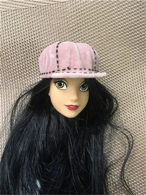 Original Doll Caps Toy Dolls Decors Accessories DIY Doll Riding Cap Suny Hat Baseball Cap For 1/6 Dolls Toy Heads