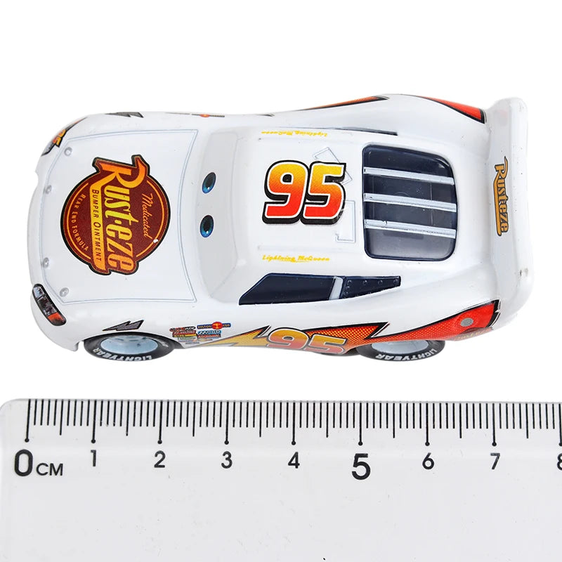 Disney Pixar No. 95 Lightning McQueen Metal Die-cast Toy Car 1:55 Bulk Spot Car2 & Car3 Kids Best Birthday Gift