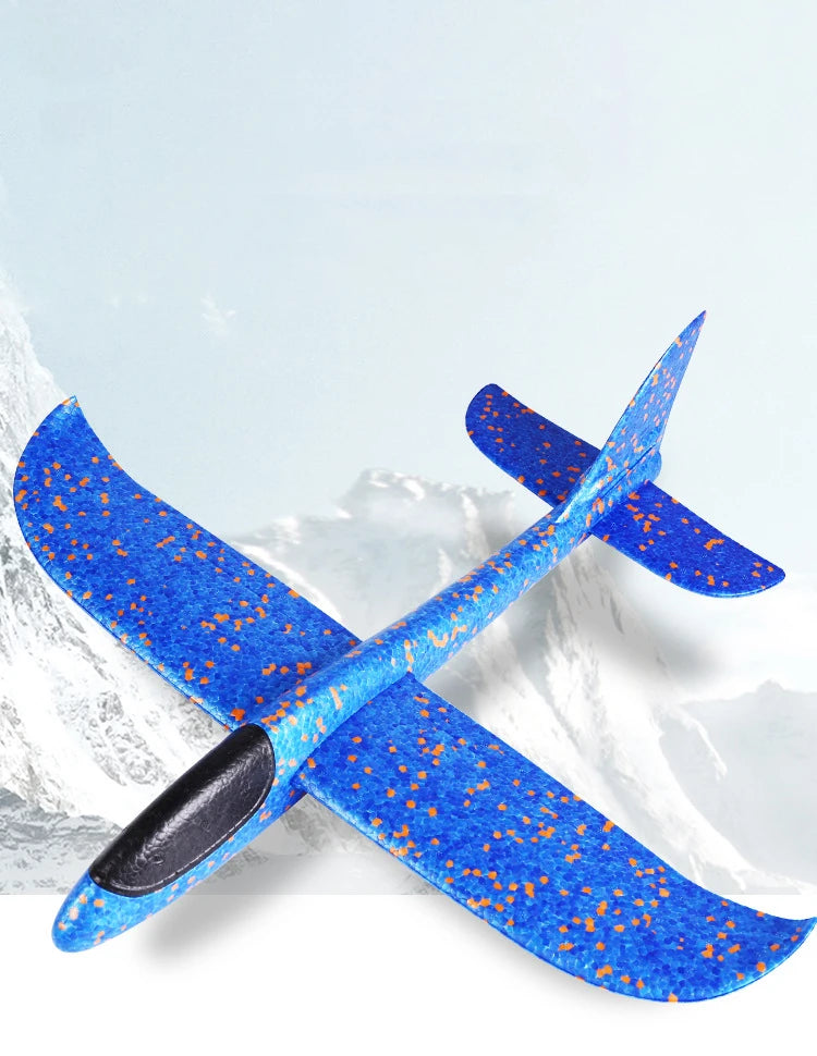 48cm Big Hand Launch Throwing Foam Palne EPP Airplane Model Glider Plane Aircraft Model Outdoor DIY Educational Toy for Children