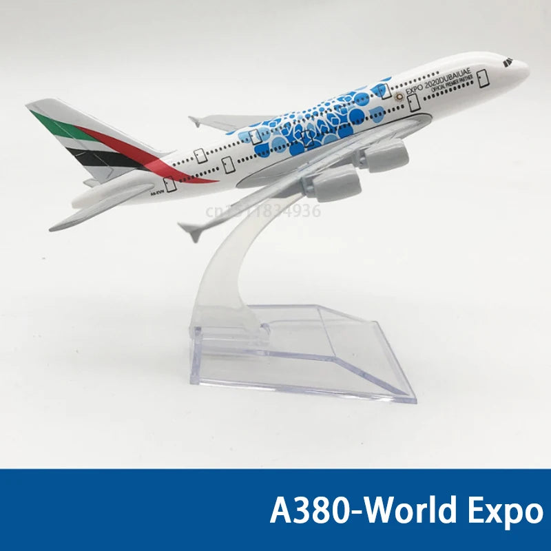 6Inch 15CM A380 A350 A330 A320 Concorde Diecast Airplane Model For Gift Collection