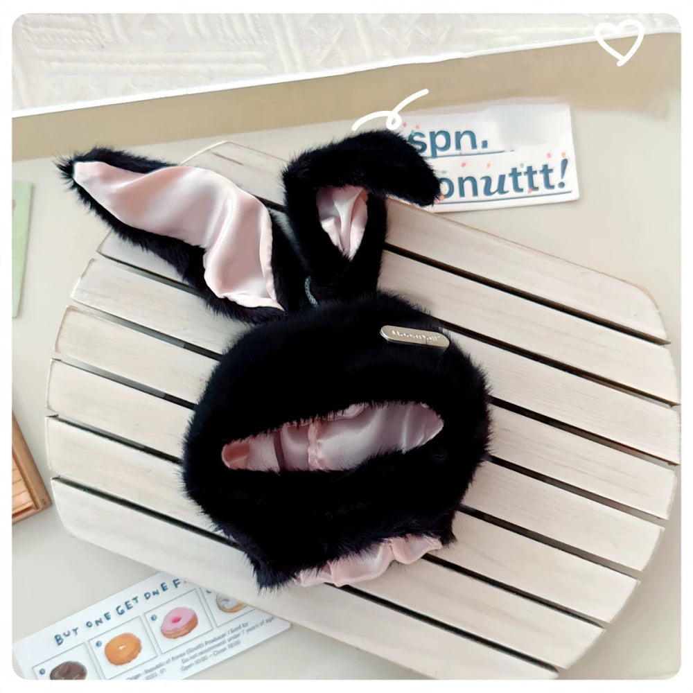 Cute Cotton Doll Rabbit Ears Hat for 10/15/17cm Star Body Doll Plush Hat Dress Up Accessories DIY Toy