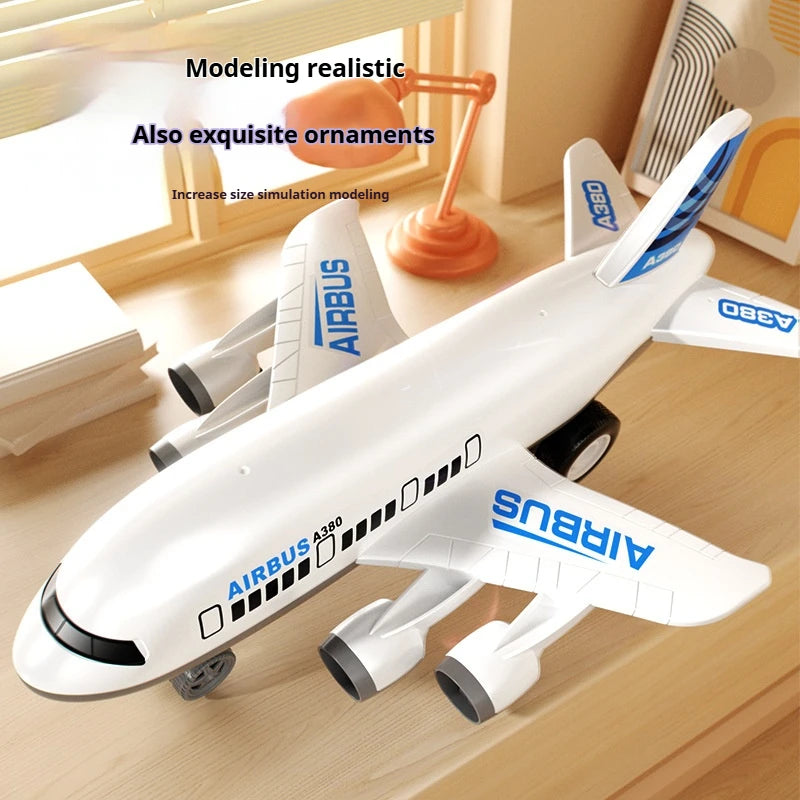 Large Children's Inertia Toy Airplane Boys Model Gift Aircraft Model for Kids Big Size Toy Plane Present for Boys