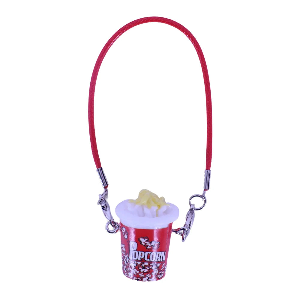 Mini Doll Accessories For Labubu Doll Glasses Mini Cartoon Model Guitar Popcorn Pendant Waist Bag Dollhouse Gift,Girl's Toy
