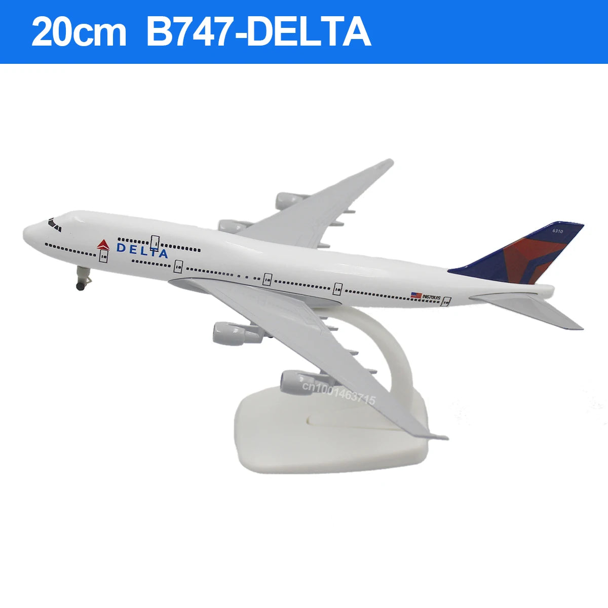 20CM Diecast Alloy Antonov An-225 "Mriya" B747 777 787 A380 350 330 Airplane Model 1/400 Scale