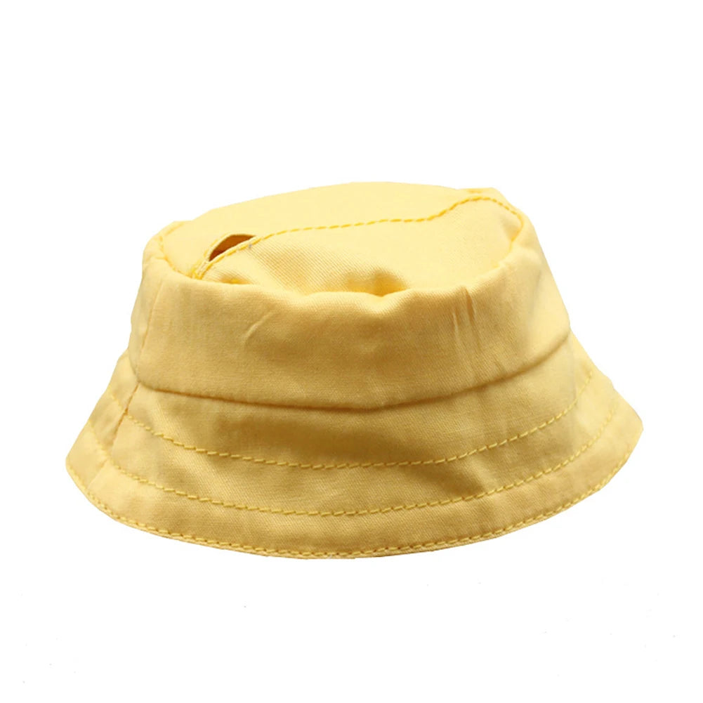 For 17cm LABUBU hat sit party macaron outfit doll bucket Hat Cute Doll Accessories Kids Girls Toys