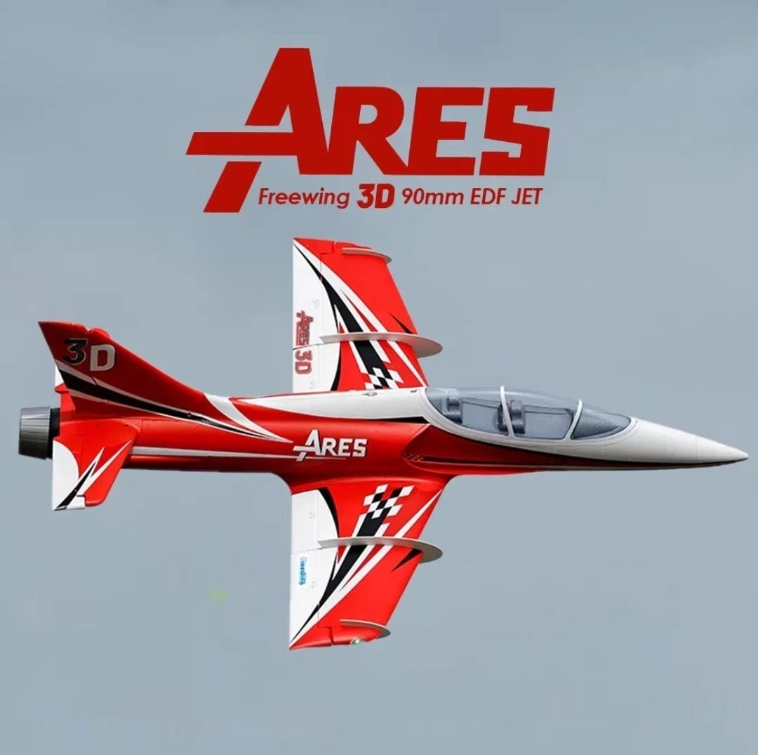 Freewing 90mm Ducted Jet Sports Aircraft 3D God of War RC Airplane High-Speed Fixed Wing Model Epo Assembled Remote Control Toy