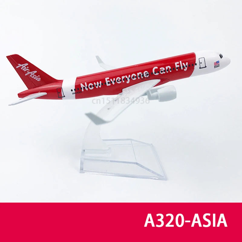 6Inch 15CM A380 A350 A330 A320 Concorde Diecast Airplane Model For Gift Collection
