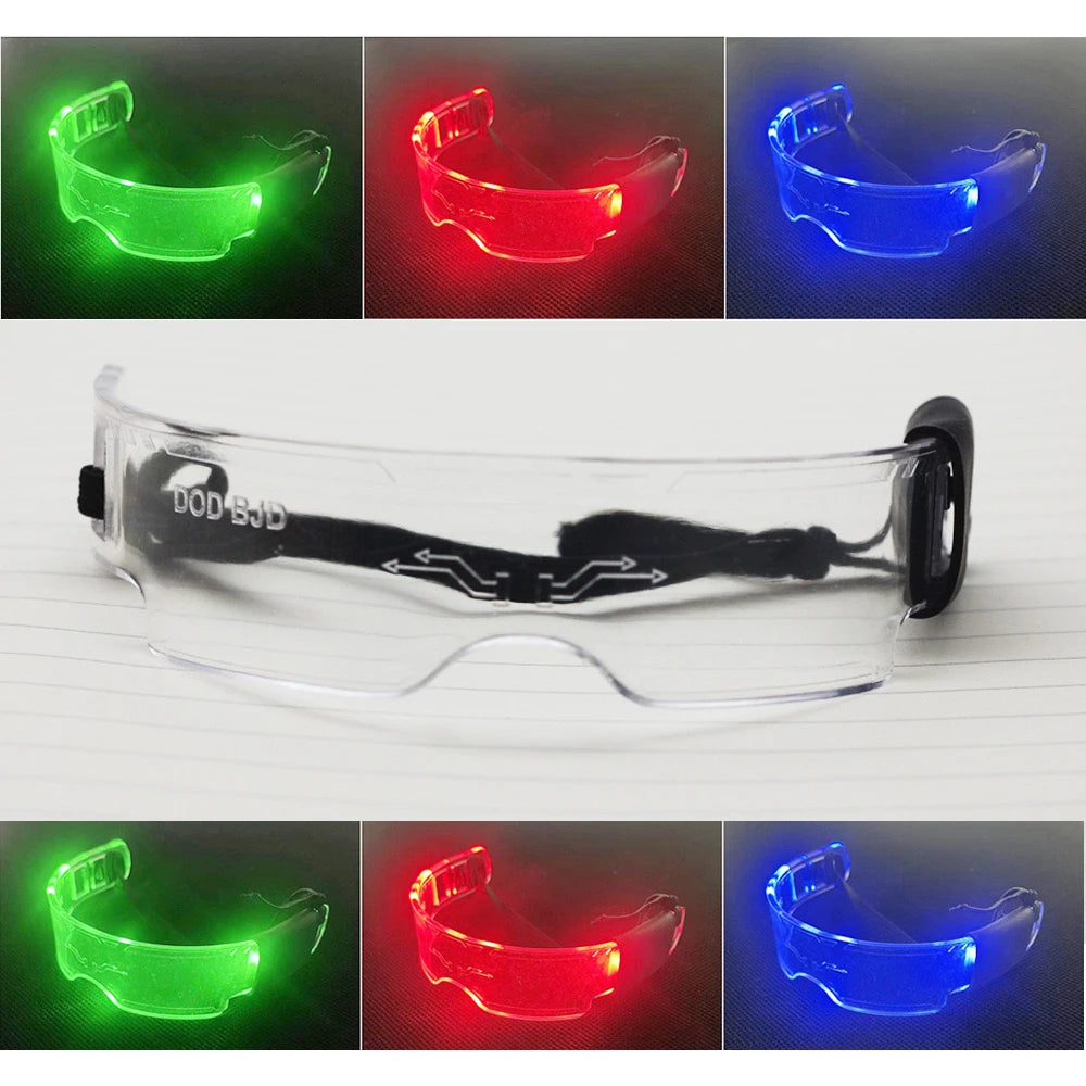 For Labubu Glasses Doll Accessories Doll Accessories Cool Luminous Future Technology Glasses Mini Edition Handsome Doll clothes