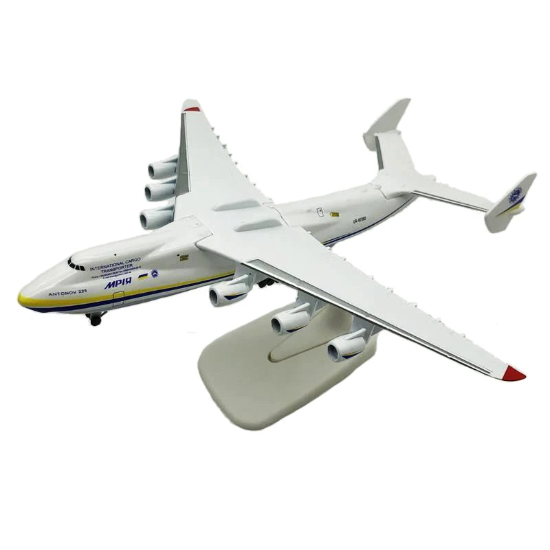 20CM Diecast Alloy Antonov An-225 "Mriya" B747 777 787 A380 350 330 Airplane Model 1/400 Scale