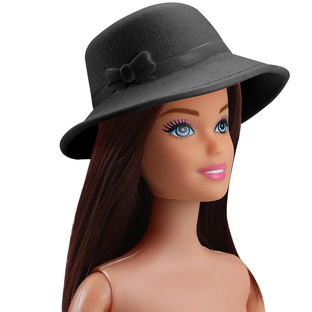 NK Official Mix Doll Accessories 1/6 Doll Clothes Doll Toy hous Cowboy Hats Sunglasses Caps Shoes 11.5 Inch Doll house Toys JJ