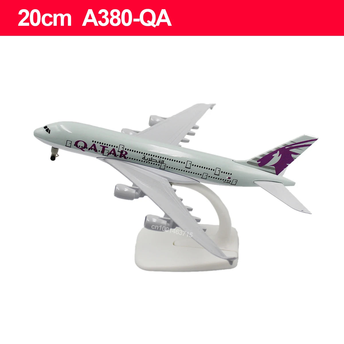 20CM Diecast Alloy Antonov An-225 "Mriya" B747 777 787 A380 350 330 Airplane Model 1/400 Scale
