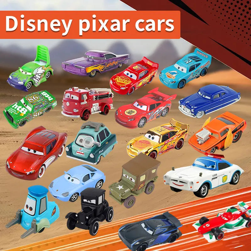 NEW Disney Pixar Cars 3 Toy Lightning McQueen Jackson Frank Airplane Champion Metal Diecast Model Car For Kid Birthday Xmas Gift