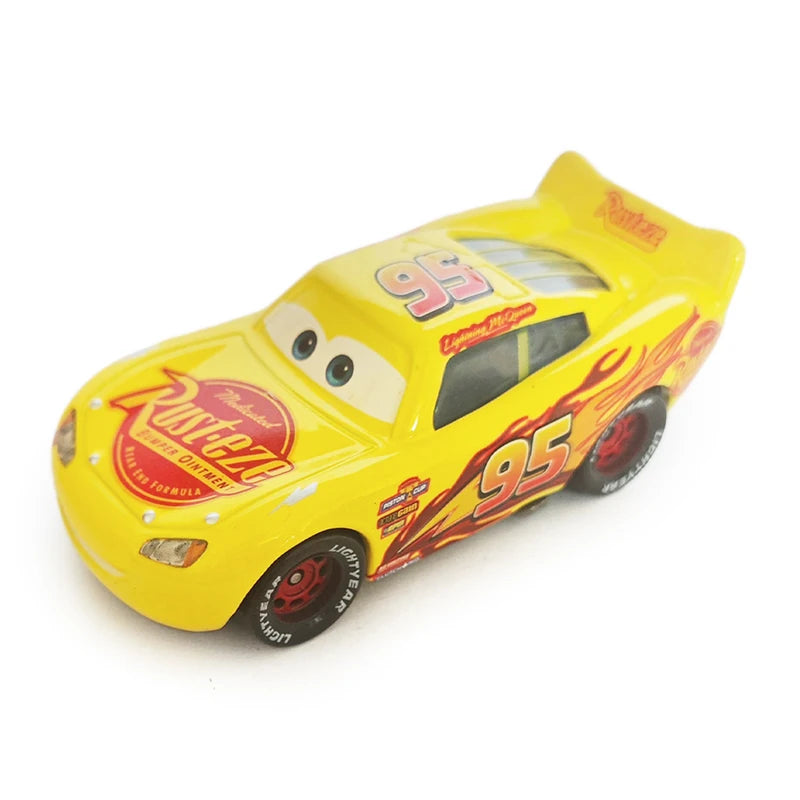 Disney Pixar No. 95 Lightning McQueen Metal Die-cast Toy Car 1:55 Bulk Spot Car2 & Car3 Kids Best Birthday Gift
