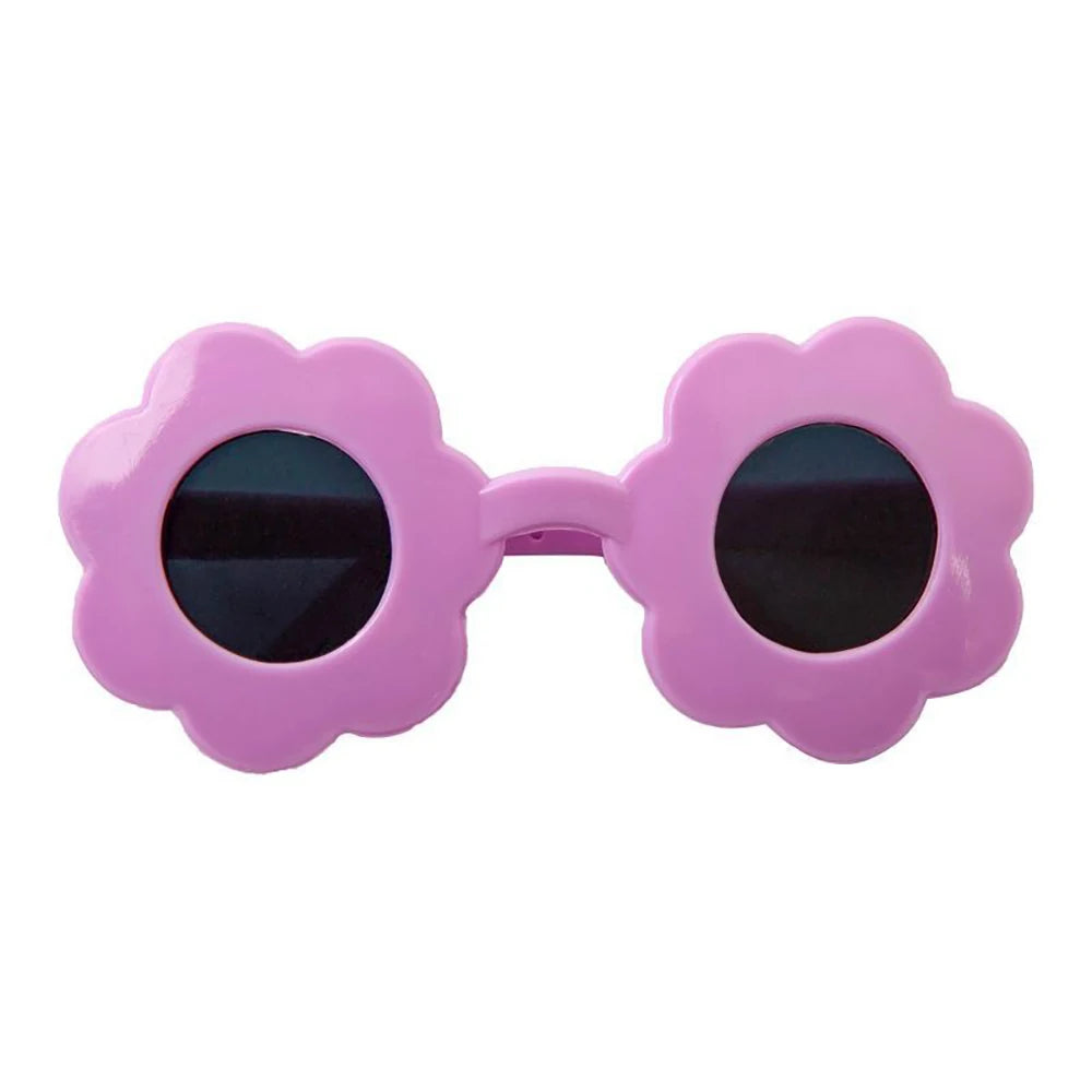 Cute Doll Glasses 18inches Reborn 1/6 Blyth Doll Fashion Flowers Crown Heart Shape Sunglasses DIY Accessories