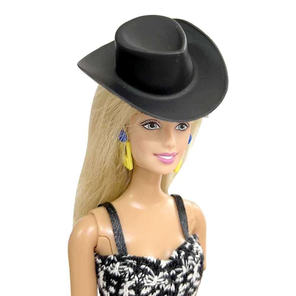 NK Official Mix Doll Accessories 1/6 Doll Clothes Doll Toy hous Cowboy Hats Sunglasses Caps Shoes 11.5 Inch Doll house Toys JJ