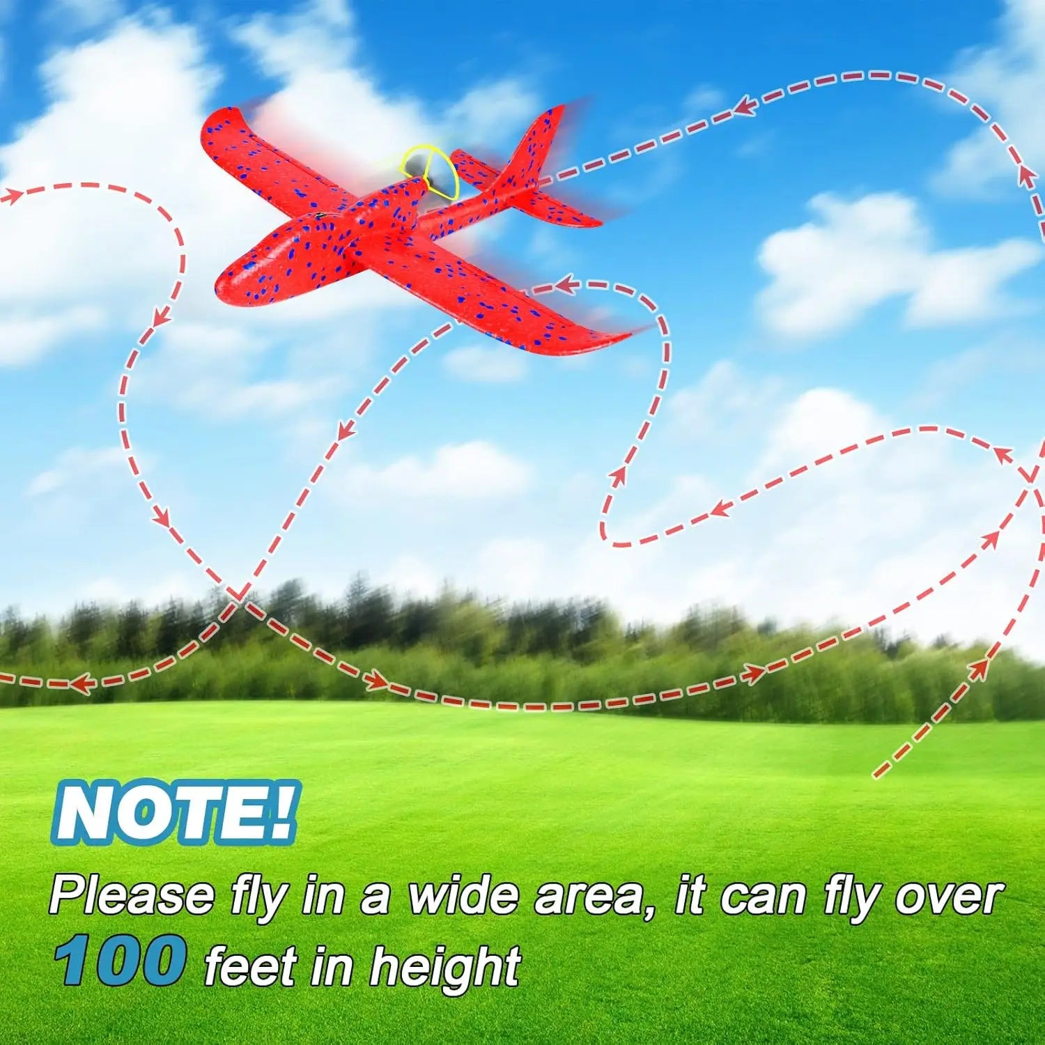 Electric Foam Airplane Toy Hand Throwing Plane Toy for Kids Aircraft Toy with USB Charging Outdoor Flying Toys Birthday Gift