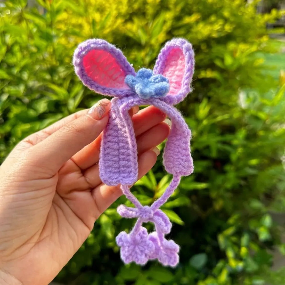 For 10cm Doll Knitted Hat Casual Wear Hat Candy Color Cute Mini Animal Casual Wear Hat DIY Doll Knitted Accessories