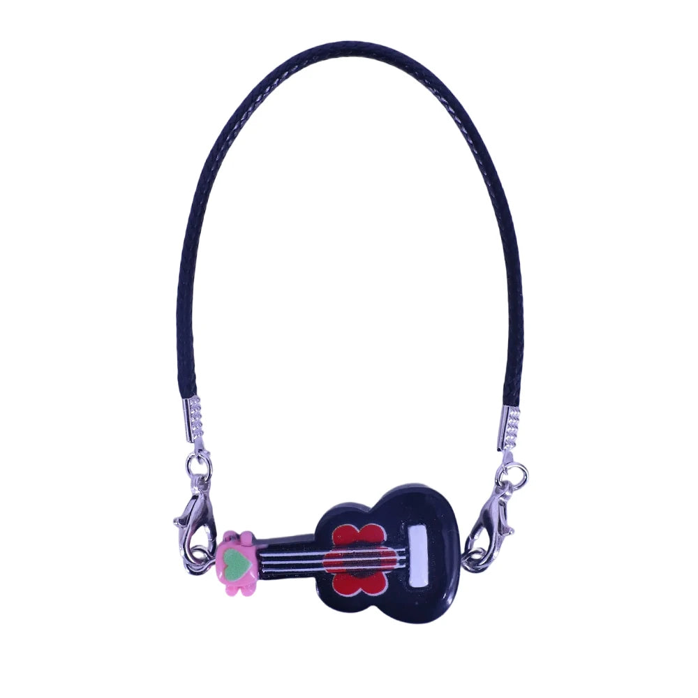 Mini Doll Accessories For Labubu Doll Glasses Mini Cartoon Model Guitar Popcorn Pendant Waist Bag Dollhouse Gift,Girl's Toy