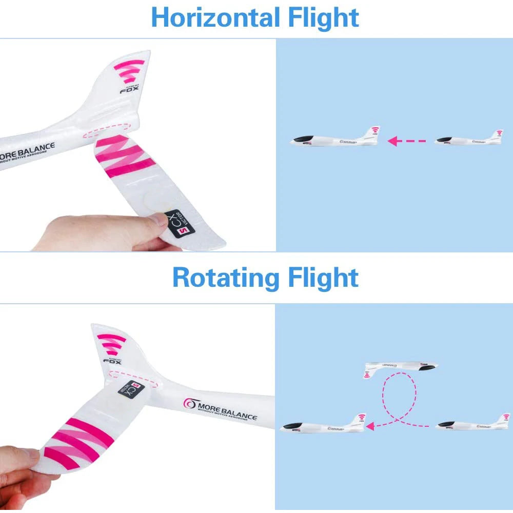 36cm48cm Large Foam Plane Glider Hand Throw Airplane Inertial EPP Bubble Planes Outdoor Launch Kids Toys for Children Boys Gift
